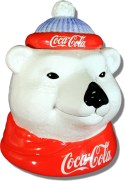 Coke Polar Bear Cookie Jar