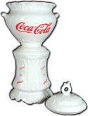 Coke Syrup Urn Cookie Jar